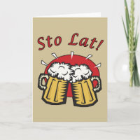 Cartão das canecas de cerveja do Lat de Sto