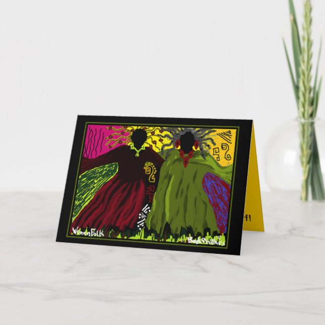 Cartão Das "CARTÃO POPULAR MULHERES" por Brenda Phillips (Frente)