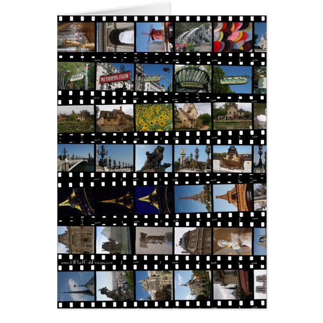 Cartão das coleções de Paris (Frente)