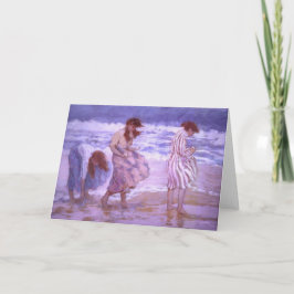 Cartão das donzelas do Seashell