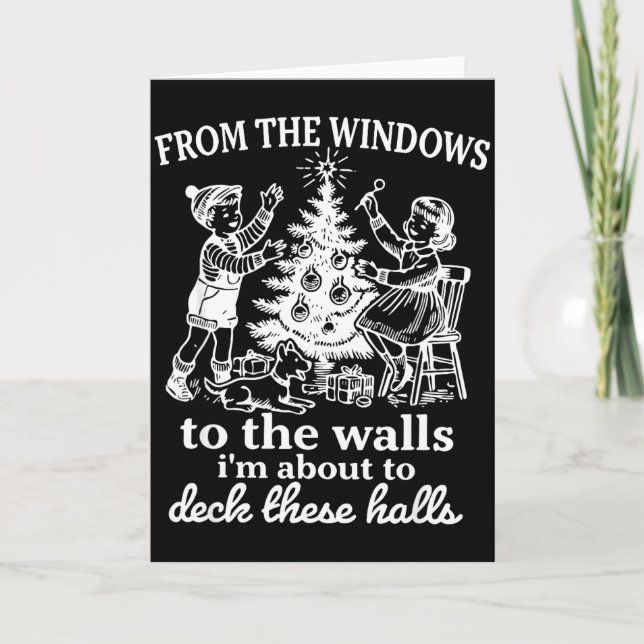 Cartão Das Janelas às Paredes Vou Decorar Isto (Frente)