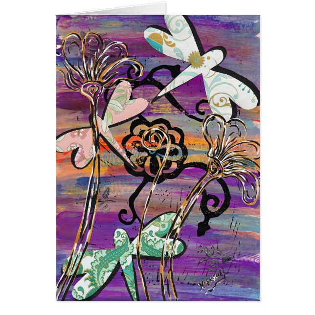 Cartão das libélulas 3 (Frente)