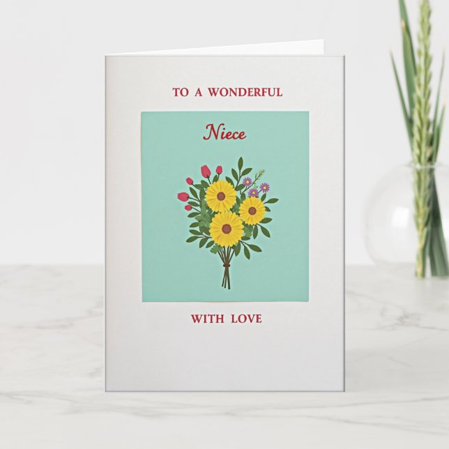 Cartão das Mães Flor de Ouro (Frente)