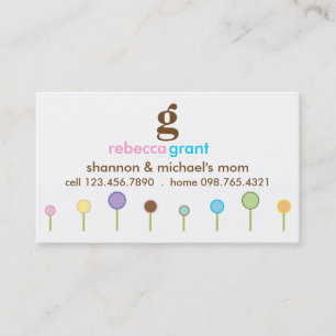 Cartão das "mamães" da papoila