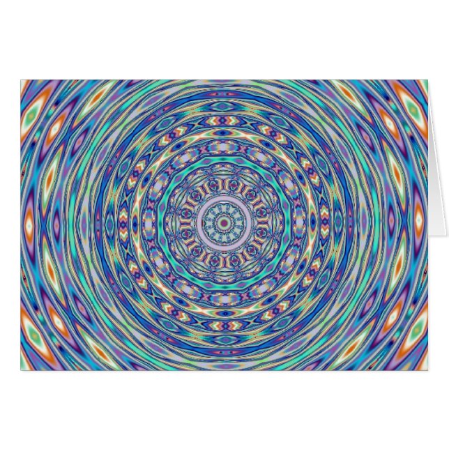 Cartão das ondinhas do Aqua (Frente horizontal)