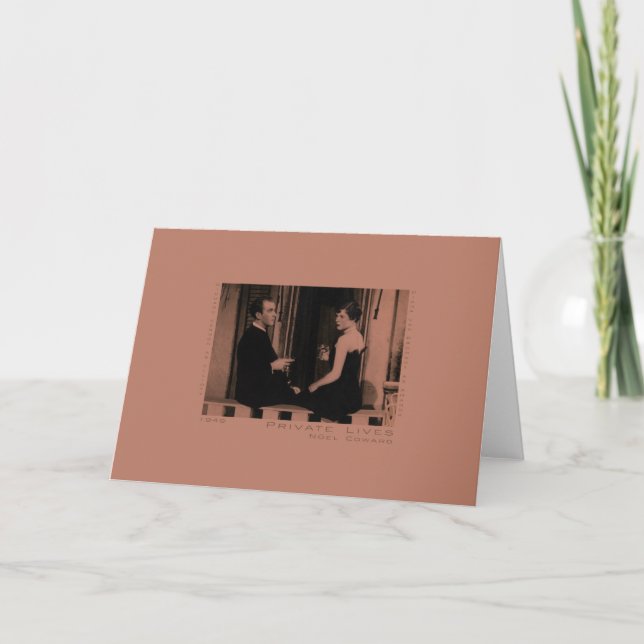 Cartão das vidas privadas (Frente)