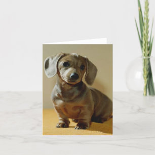 Cartão Daschund note cards