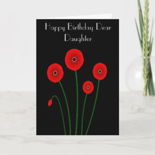 CARTÃO DAUGHTER POPPY GREETING CARD