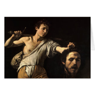 Cartão David com a cabeça de Goliath, Caravaggio