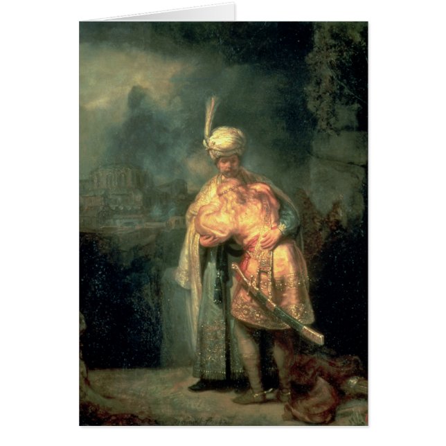 Cartão David e Jonathan, 1642 (Frente)