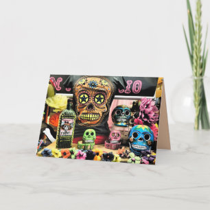 Cartão Day of the dead greeting card