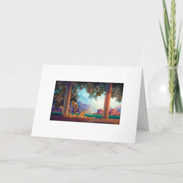 Cartão DAYBREAK Maxfield Parrish 1922 ... 2025 (Frente)