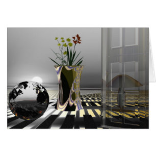 Cartão Daydreaming no universo