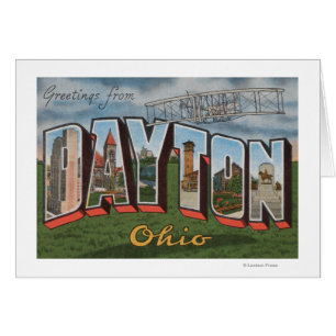 Cartão Dayton, Ohio (plano dos irmãos de Wright)