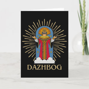 Cartão Dazhbog Mitologia Antiga Eslava Paganismo Russi