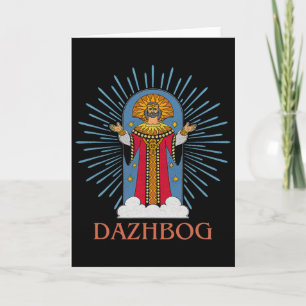 Cartão Dazhbog Mitologia Antiga Eslava Paganismo Russi