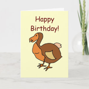 Cartão DC- Happy Birthday! Dodo