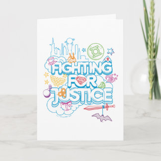 Cartão DC Super Hero Girls Lutando Pela Justiça