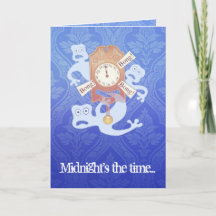 Cartão de 3 fantasmas (poema do Dia das Bruxas)