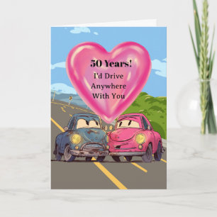 Cartão de 50º Aniversário de Casamento