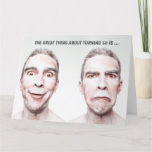 Cartão de 50.º aniversário gigante para marido (ve