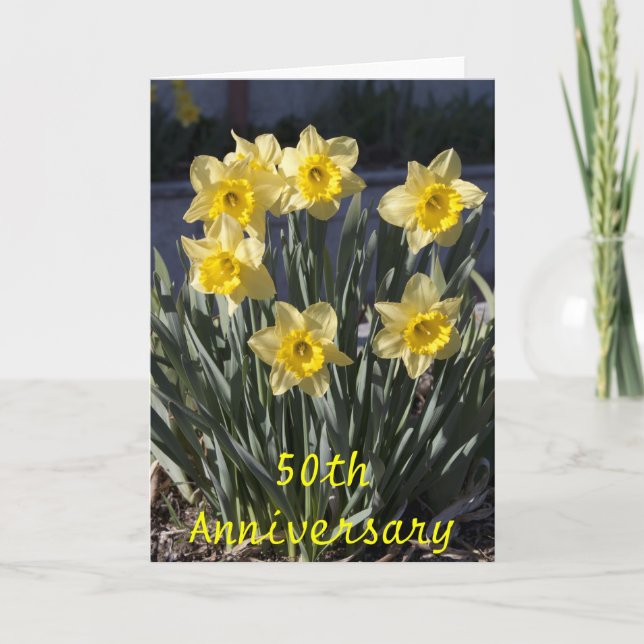 Cartão de 50.o aniversário (Frente)