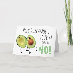 Cartão de 50.o aniversário personalizado da Sant