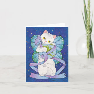 Cartão Dê a paz uma possibilidade Notecard Moussart