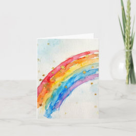 Cartão de Abertura Arco-íris.
