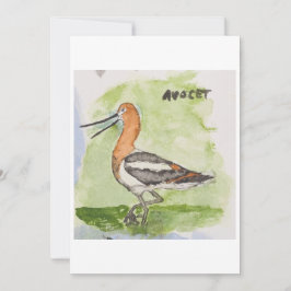 Cartão de Abertura Avocet