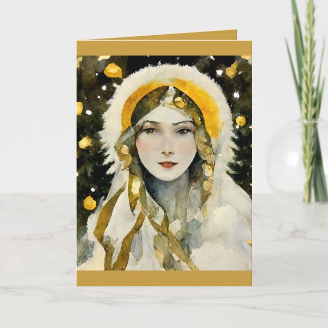 Cartão de Abertura Padrão, 13cm x 18cm Dobrado (Frente)