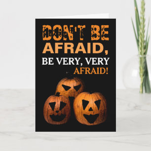 Cartão de Abóbora de Halloween