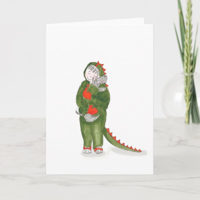 Cartão de abraço Matty e Ty (Frente)