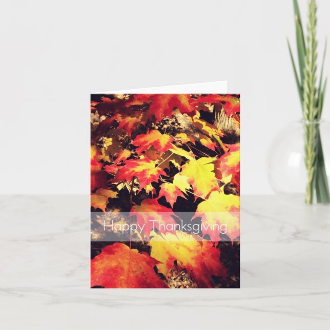 Cartão de Ação de Graças (Frente)