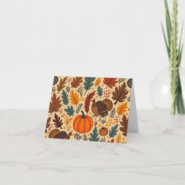 Cartão de Ação de Graças (Frente)
