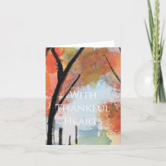 Cartão de Ação de Graças