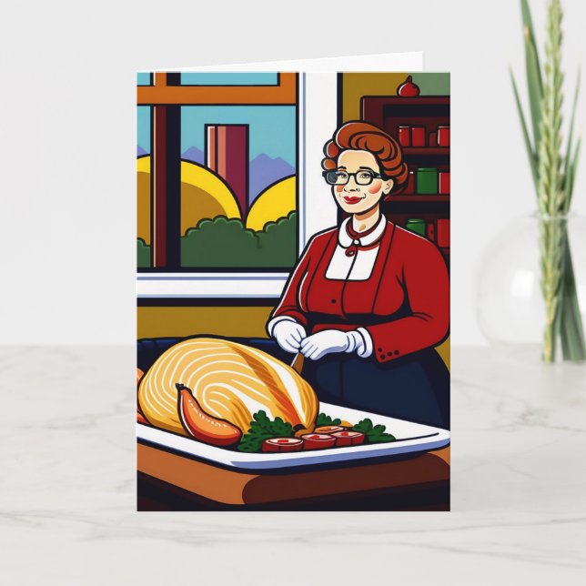 Cartão de Ação de Graças (Frente)