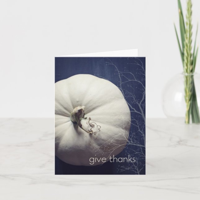 Cartão de Ação de Graças (Frente)