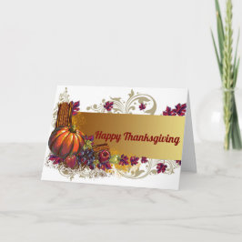 Cartão de Ação de Graças Cristão