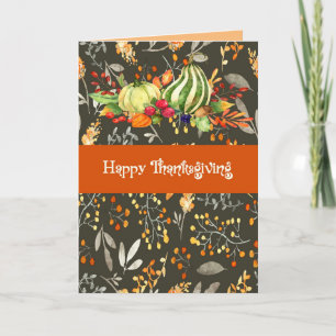 Cartão de Ação de Graças do Membro da Família