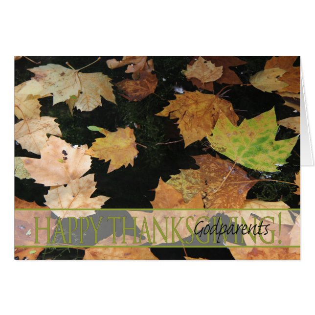 Cartão de Ação de Graças dos Padrões (Frente Horizontal)