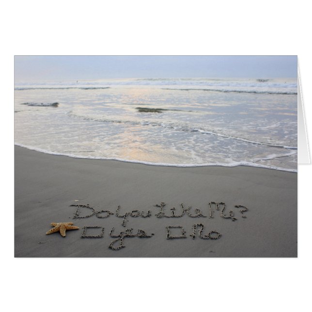 Cartão de Acionamento de Beachwrite (Frente Horizontal)