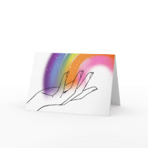 Cartão de Acolhimento Dobrável Amor e Luz