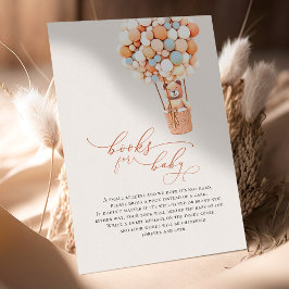 Cartão de Acompanhamento de Livros de Bebê Balões 