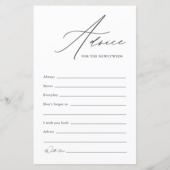 Cartão De Aconselhamento E Desejo De Casamento Par (Frente)