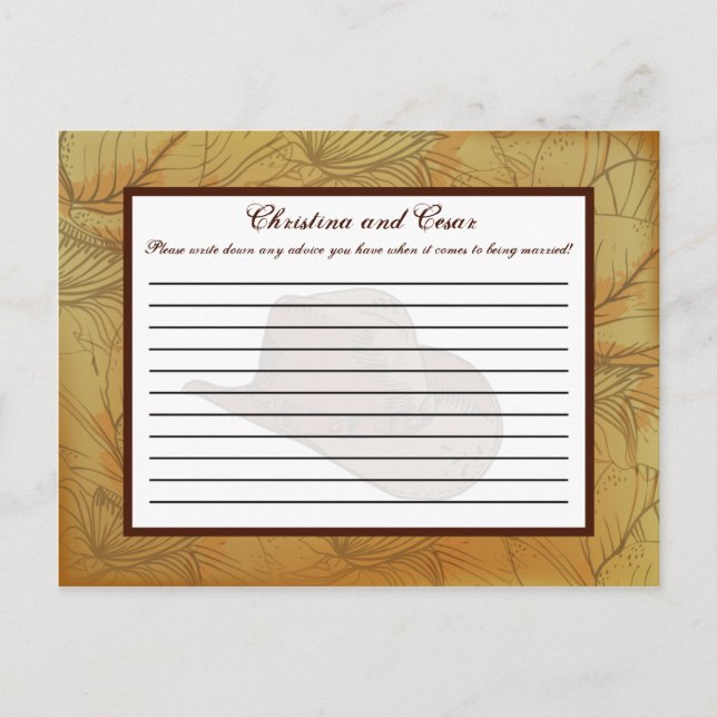 Cartão de Aconselhamento Escrevível de Garota Ocid (Frente)