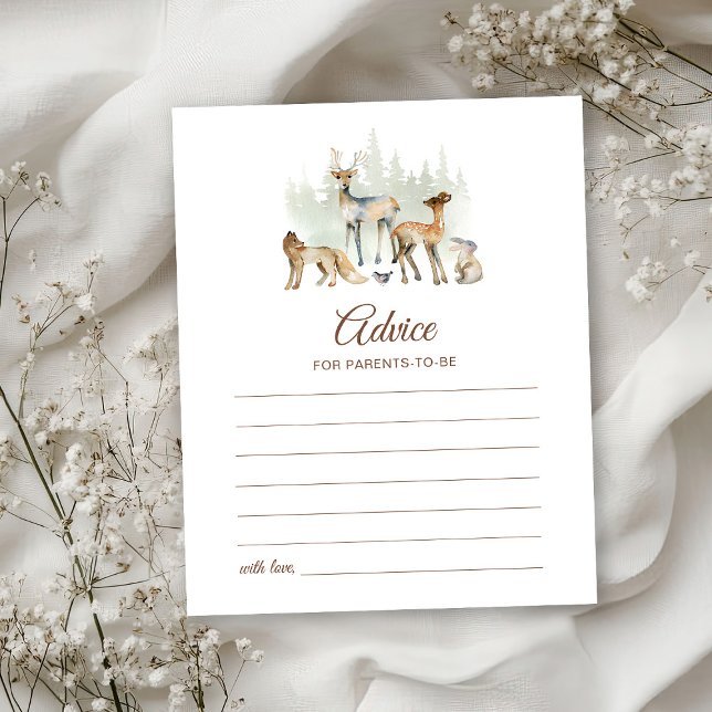 Cartão de aconselhamento para pais de animais flor (Criador carregado)