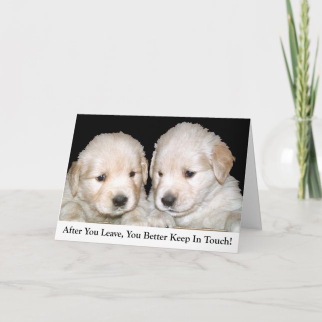 Cartão de Adeus (Frente)