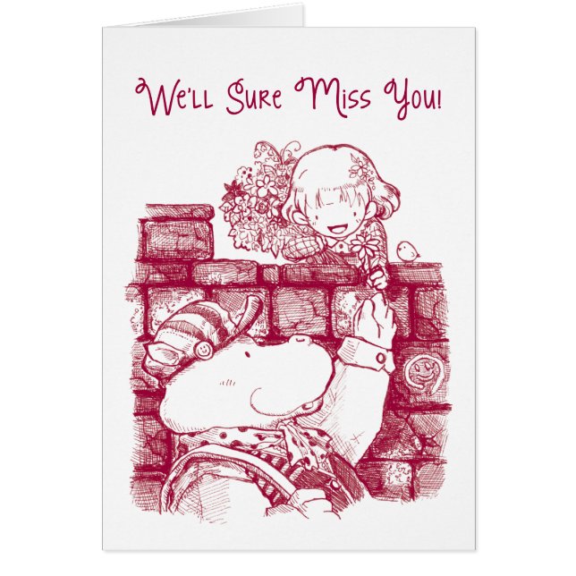 Cartão de adeus - bom dia (Frente)