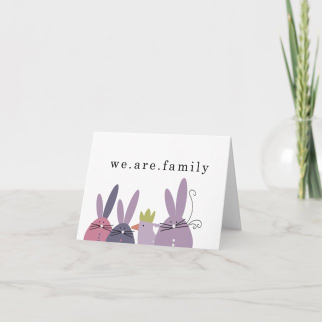 cartão de adoção de congatulações (Frente)